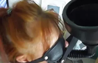 XXX Mặc quần áo như một tên cướp và dữ dội con trong văn phòng